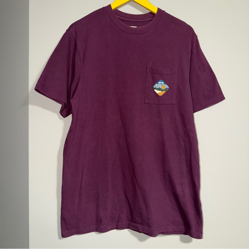 Aime Leon Dore purple pocket tee Size M